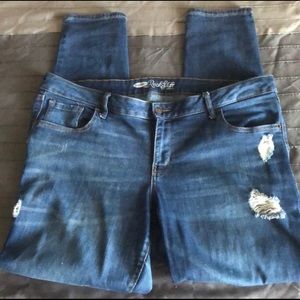 Old Navy Distressed Skinny Jeans